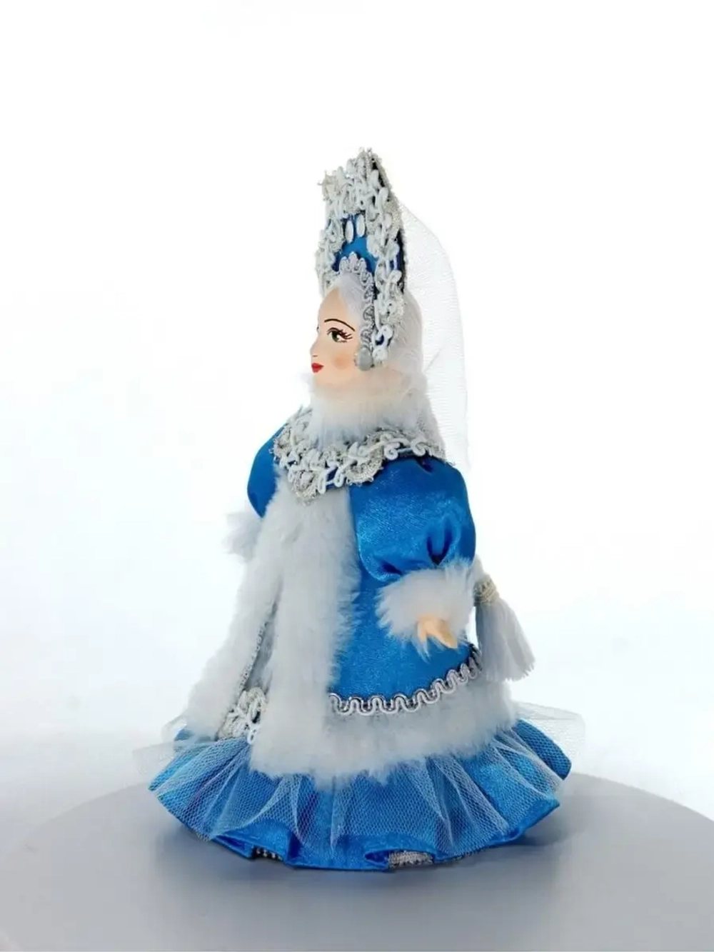 Кукла фарфоровая Снегурочка, 16 см