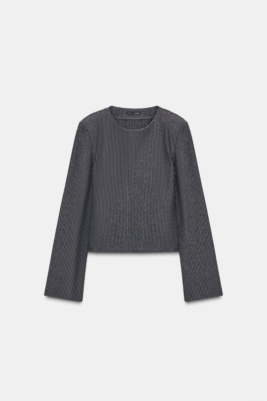ZARA ТОП С ПОДПЛЕЧНИКАМИ В ТОНКУЮ ПОЛОСКУ, ПОЛОСКИ