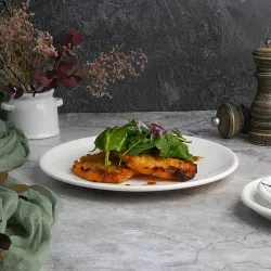 Тарелка d 23 см без борта белая фарфор P.L. Proff Cuisine [6]