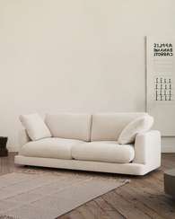 Трехместный диван Gala, бежевый