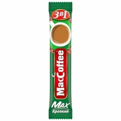 Кофейный напиток MacCoffee Maх, 3 в 1, Крепкий, 20 шт