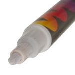 Маркер меловой "POP-ART" БЕЛЫЙ, 3,5 мм, сухостираемый, для гладких поверхностей, BRAUBERG, 151519