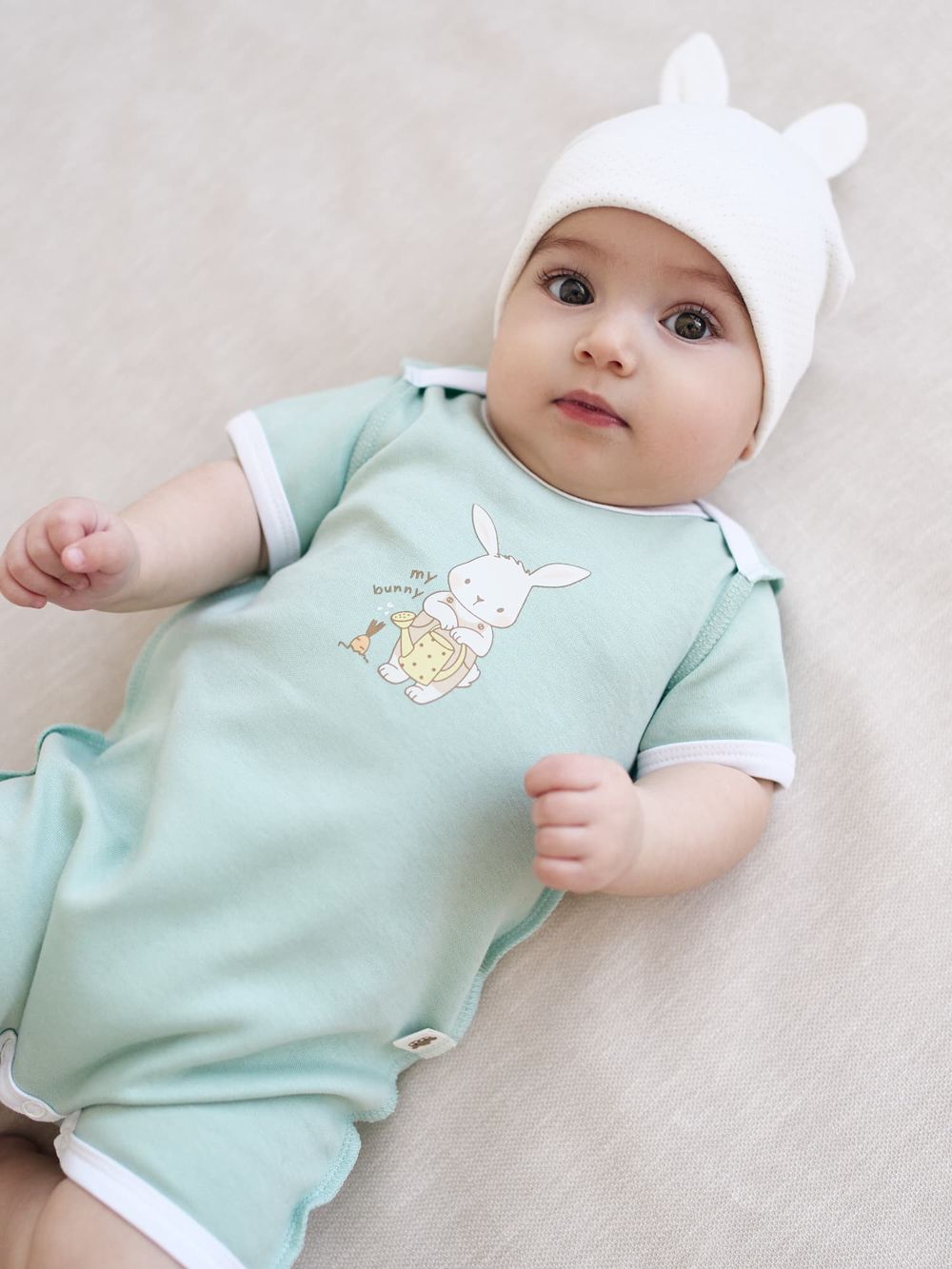 Песочник "Мой зайчик" с наружными швами 0+