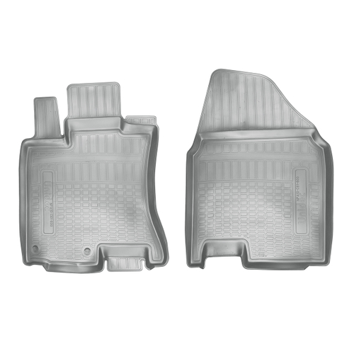 Ковры в салон Norplast/Unidec для Nissan Qashqai (2007-2014), Серый, передние, арт.NPA10-C61-600-G