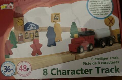 Развивающая игрушка Деревянная дорога 48 элементов, коробка C-41882