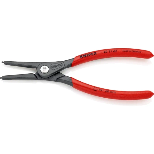 Прецизионные щипцы для стопорных колец черненая 180 мм Knipex 49 11 A2