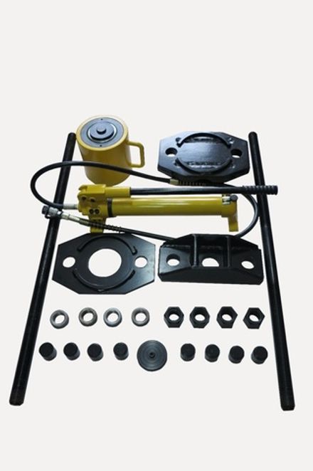 Цена на ТИТАН (ТТН-101) Выпрессовщик шкворней гидравлический, на тележке, 100 т