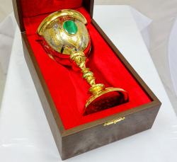 Кубок  малахит №2