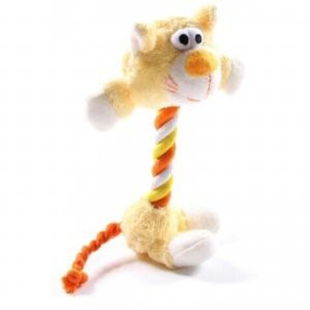 Игрушка Hartz Tiny Dog Heads N Tails Dog Toy Зверь-канат мягкая маленькая для собак