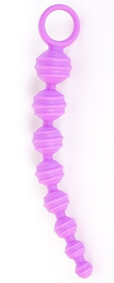 Анальная цепочка из силикона