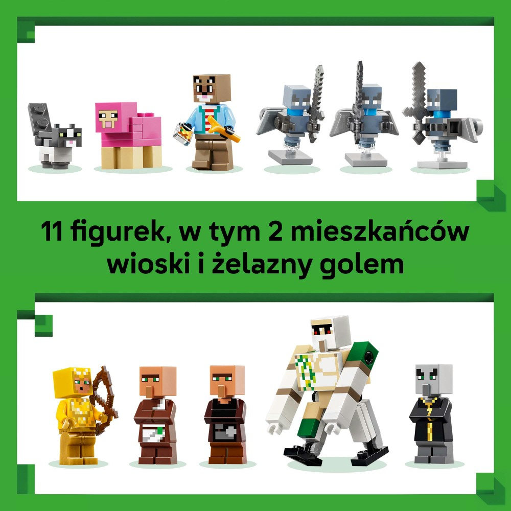 Конструктор LEGO Minecraft 21596 Нападение заклинателей на деревню — фото 6