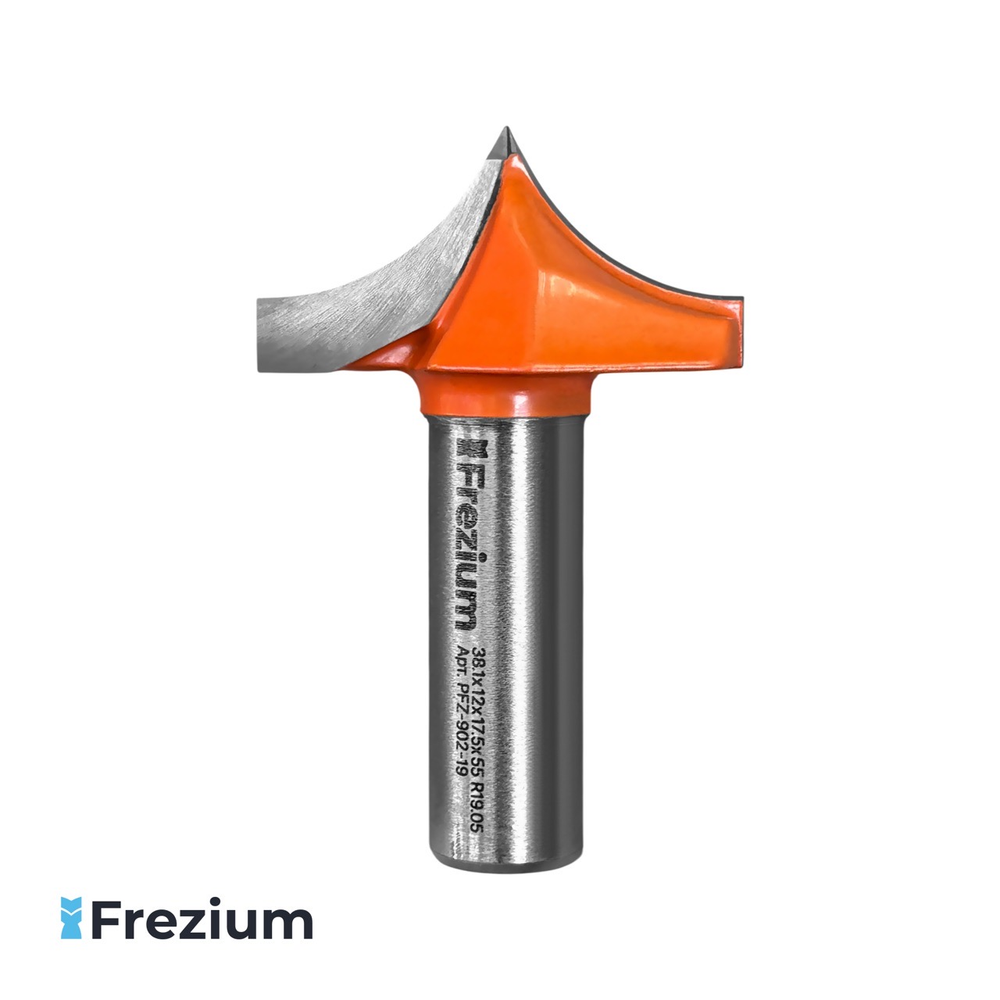 Пазовая фасонная фреза "Frezium" 38.1x12x17.5x55 R19.05; PFZ-902-19