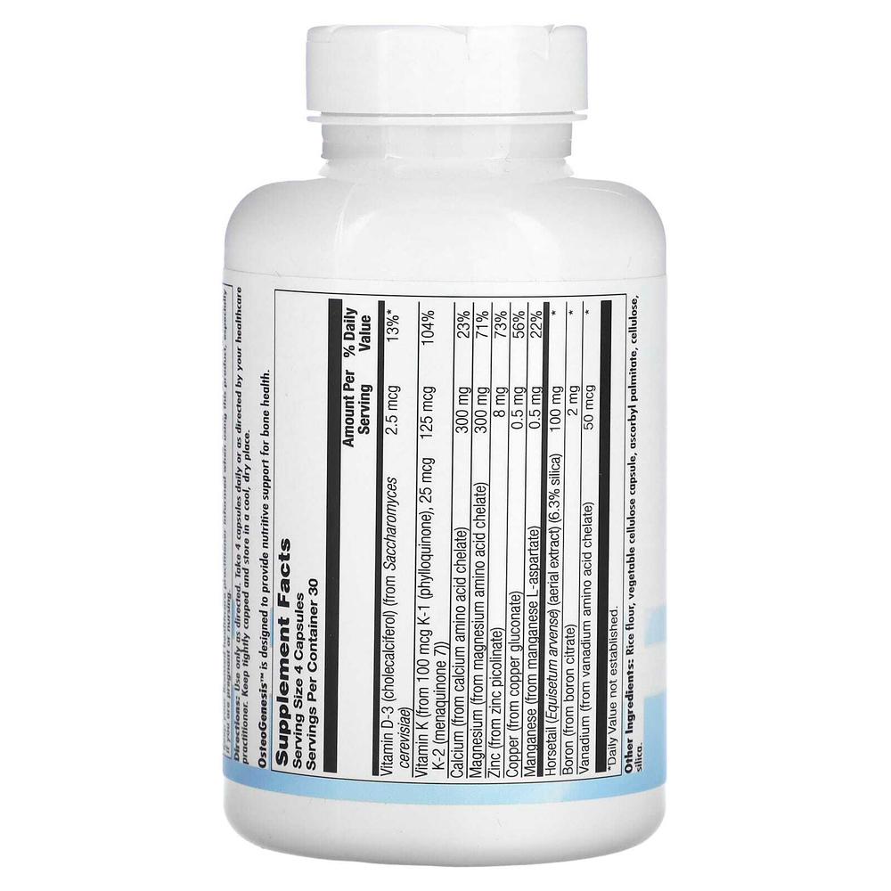 Nutra BioGenesis, OsteoGenesis, 120 капсул