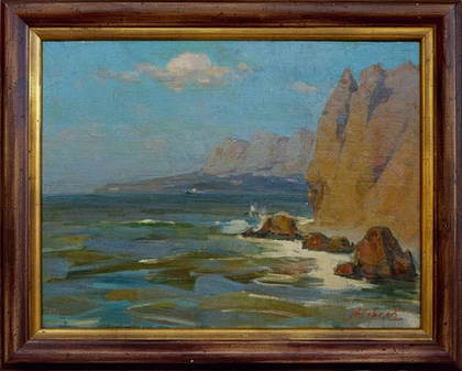 Картина Стрелова А.Е. "Кастрополь" холст/масло 60,5х81