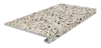 Фронтальная ступень клееная Бричиола бежевый свет. мат.обр (KM6060G0031RGCF)