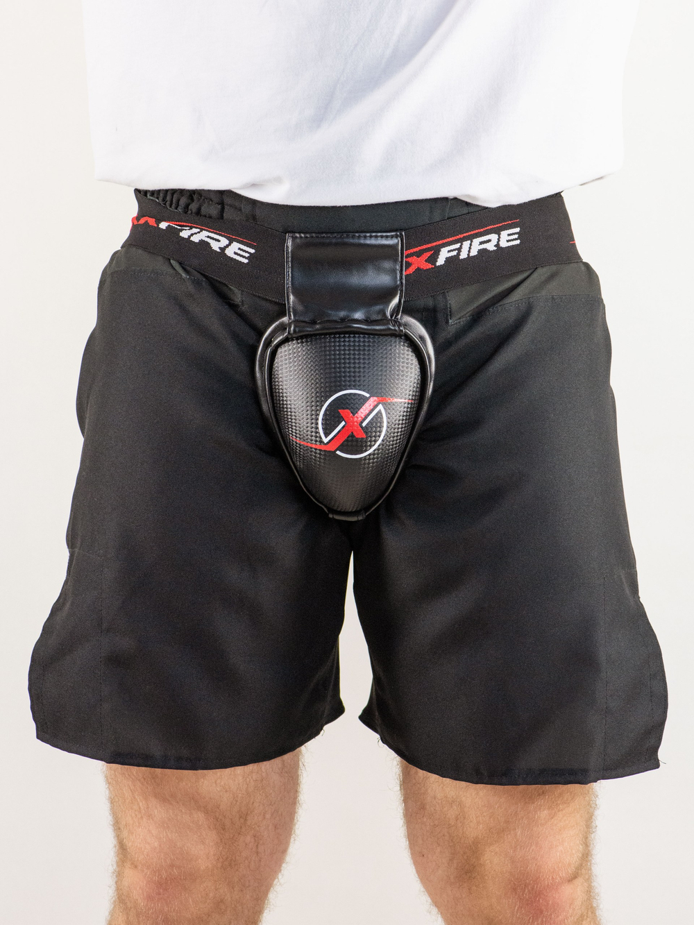 Металлическая защита паха OXXFIRE , черная (уценка)