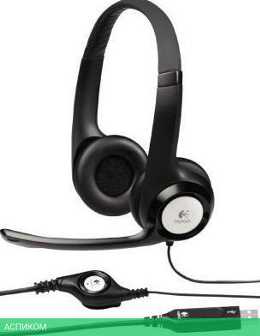 Гарнитура Logitech Stereo Headset H390 Black (981-000803)