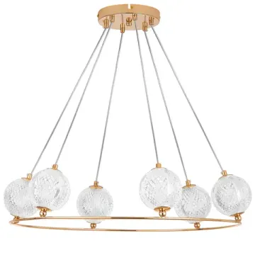 Люстра подвесная 6*G9 737063 золото Acrile Lightstar