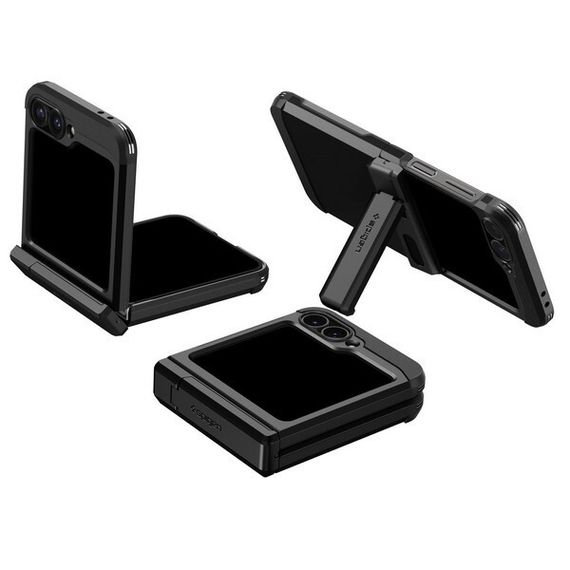 Чехол Spigen Tough Armor Pro для Samsung Galaxy Z Flip 6 (ACS07849) Черный