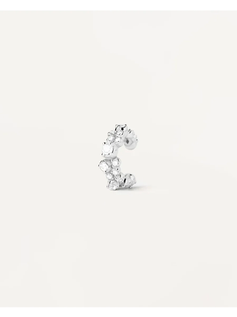 Кафф Bubble Серебро 925 пробы покрытое родием