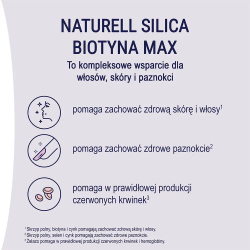 Диетическая добавка Naturell Silica Biotin Max, 60 таблеток