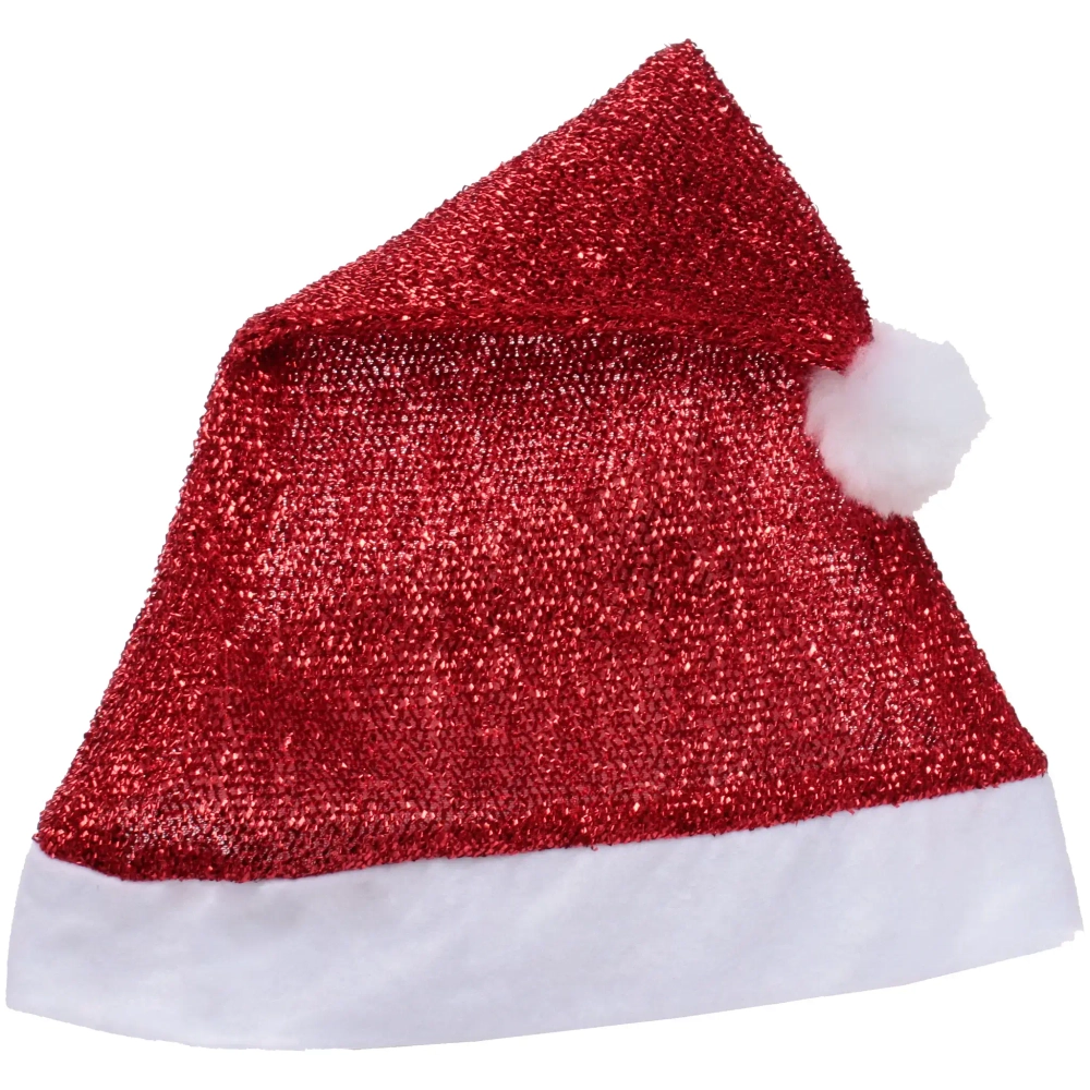 Колпак новогодний «Мерцание» двухслойный 28*38см, Красный