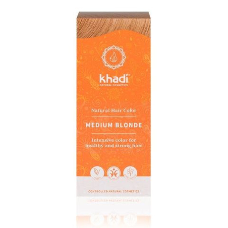 СРЕДНИЙ БЛОНД натуральная краска для волос Khadi Naturprodukte, 100 гр