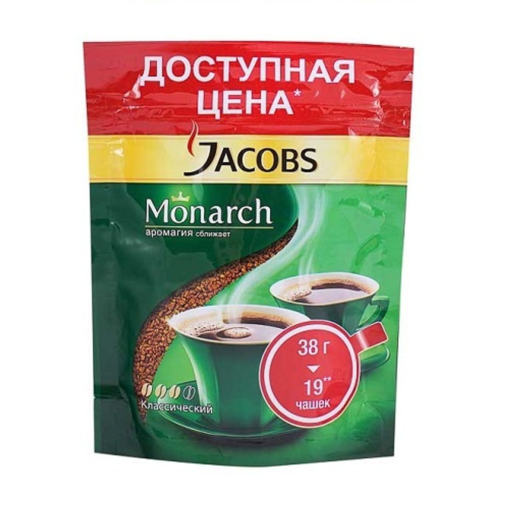 Jacobs Monarch, растворимый, м/у, 38 гр