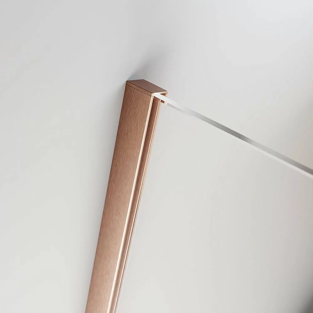 Душевая дверь Radaway Furo Brushed Copper DWJ 120 стекло прозраное/профиль брашированная медь