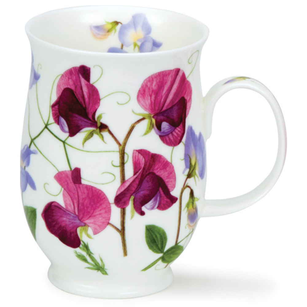 Кружка 310мл Dunoon Душистый горошек.Саффолк темно-розовая