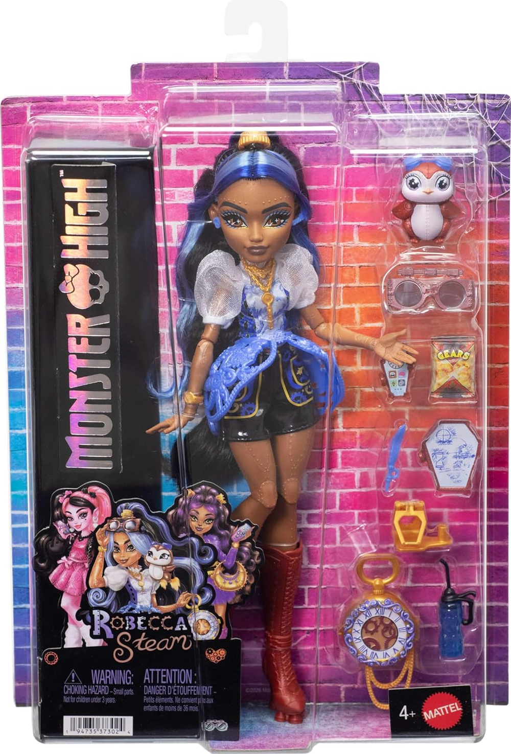 Кукла Monster high Robecca Ребекка Базовая G3 с питомцем