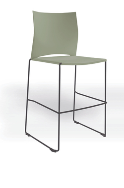 Web стул на полозьях кухонный/барный