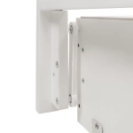 Кровать детская Indigo Norden маятник на колесах, ящик белый