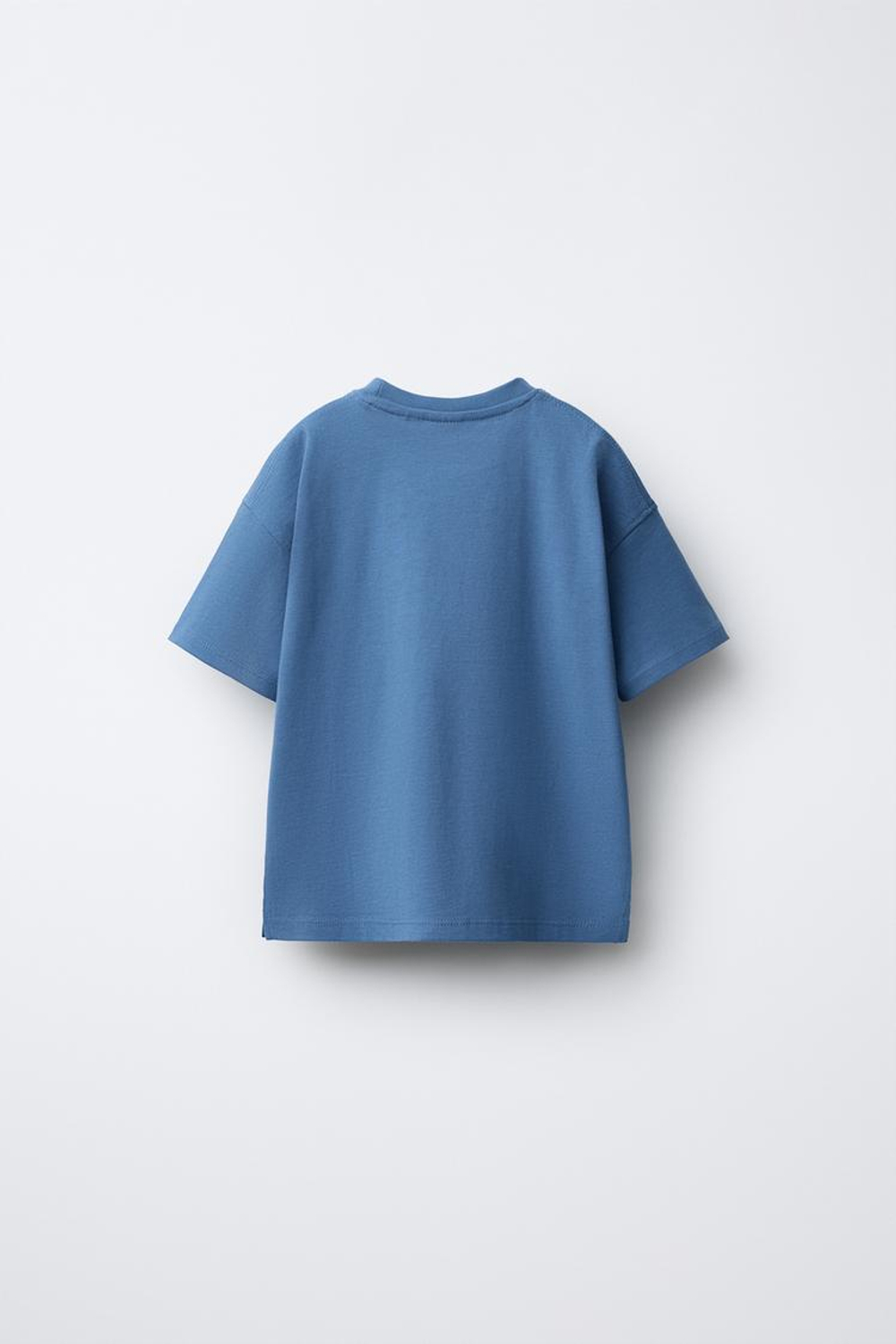 ZARA БАЗОВАЯ ФУТБОЛКА, СИНИЙ