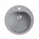 Мойкa ML-GM11 КОМФОРТ круглая, графит (342), 500мм (глуб. чаши 180)