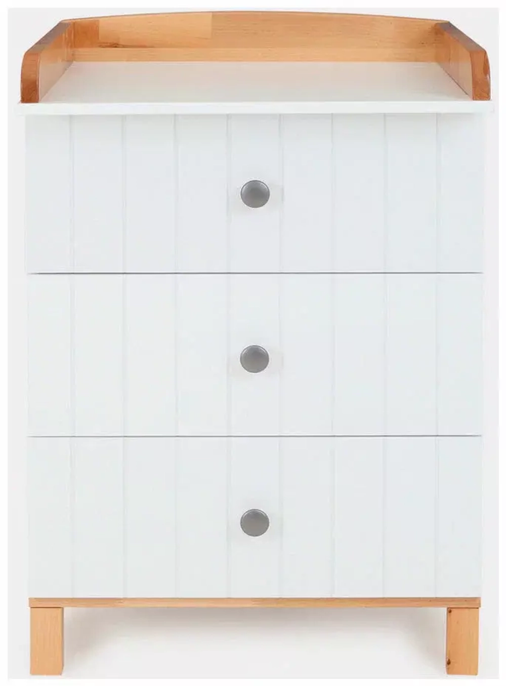 Комод RANT "BAMBOO" 64см 3 ящ. (арт.111) Cloud White Коллекция White