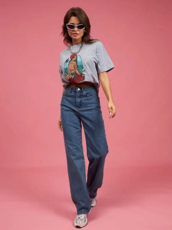 Футболка оверсайз женская мужская с принтом Малибу