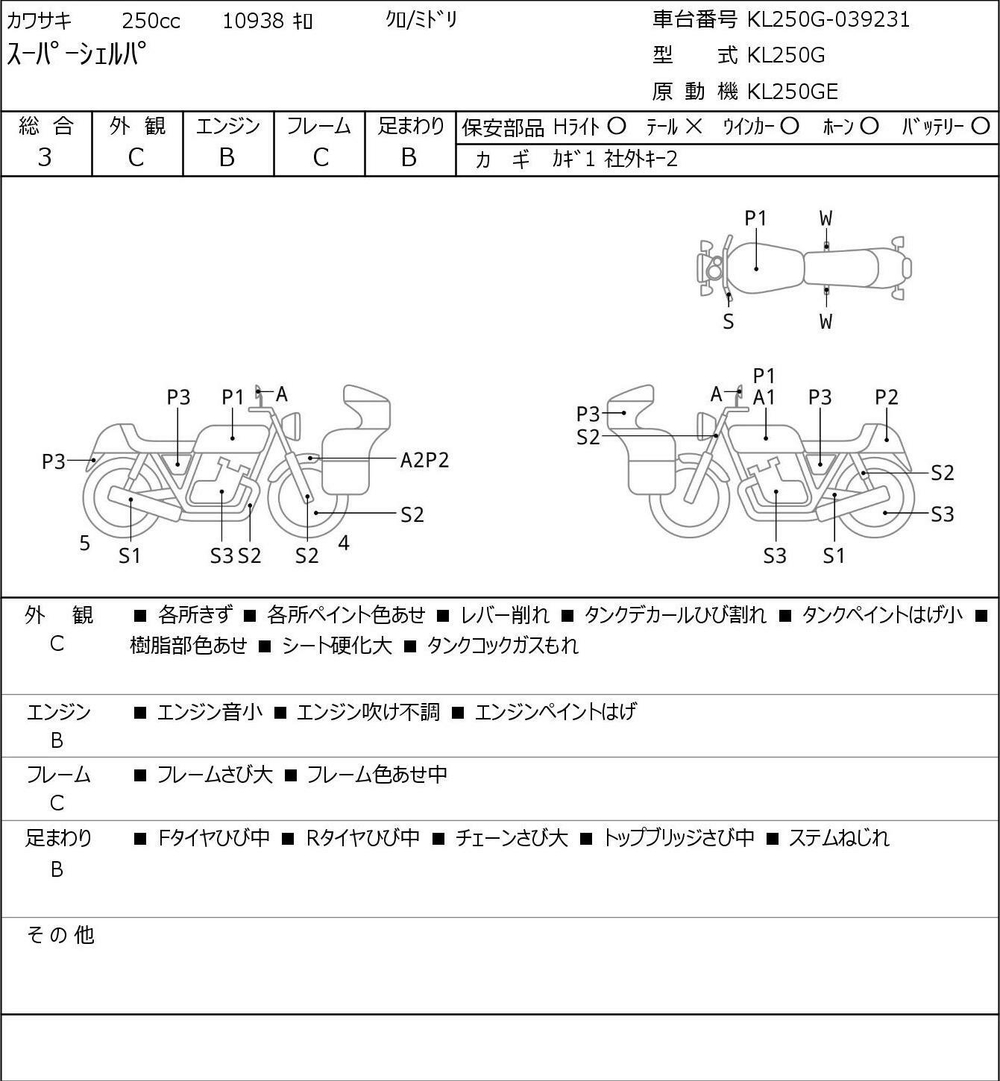 Kawasaki Super Sherpa 250 041784