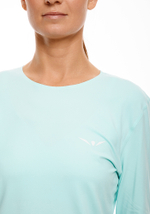 ЛОНГСЛИВ УТЕПЛЕННЫЙ ЖЕНСКИЙ WARM LONG SLEEVES TEE | AQUA