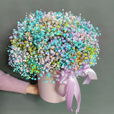 Коробка с гипсофилой