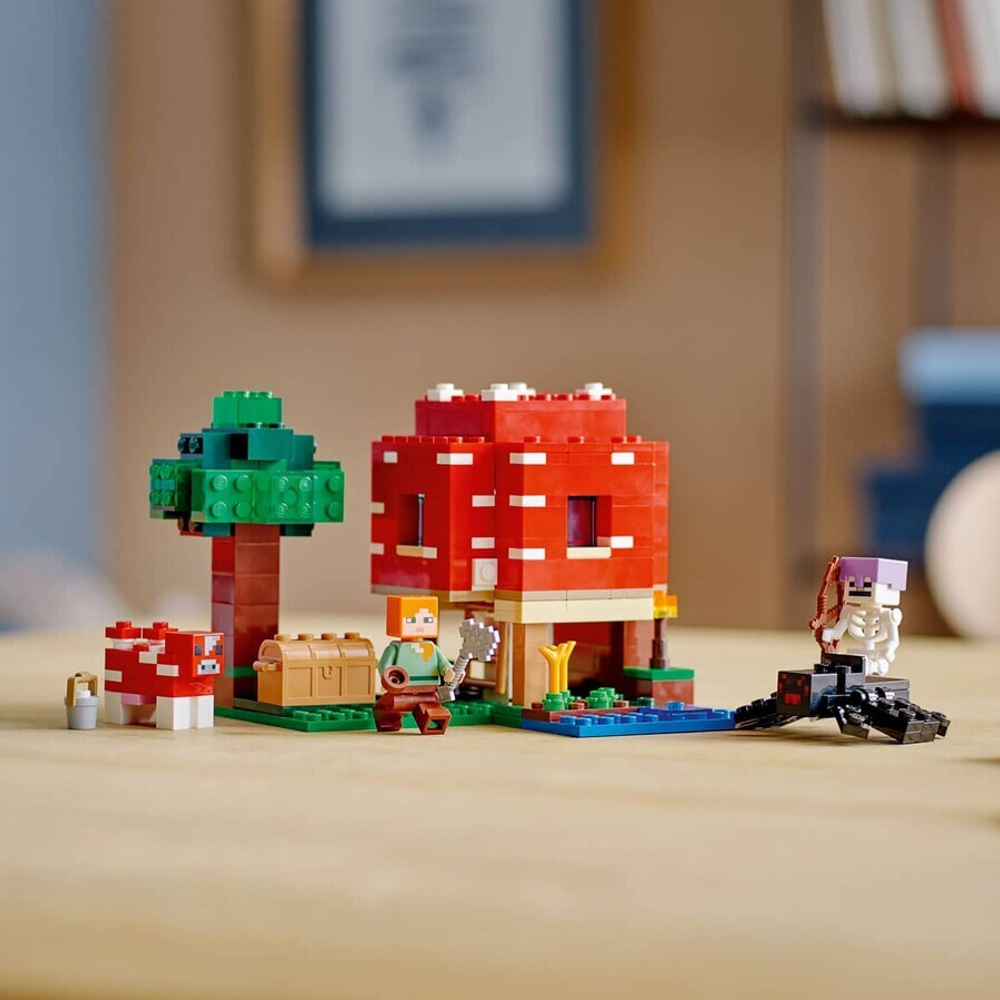 Конструктор LEGO Minecraft 21179 Грибной дом