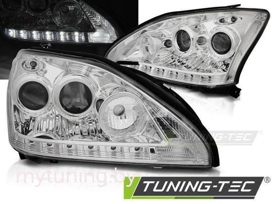 Передние фары для Lexus RX II 330 / 350 (03-08) Chrome