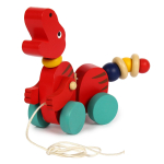 Деревянная игрушка Каталка Динозаврик (ЛС)