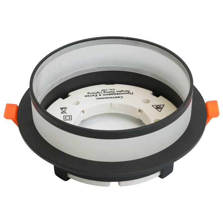 Светильник встраиваемый Feron DL700 потолочный GX70 черный круг 51094