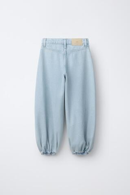 ZARA ДЖИНСЫ БОМБАЧИ, СИНИЙ