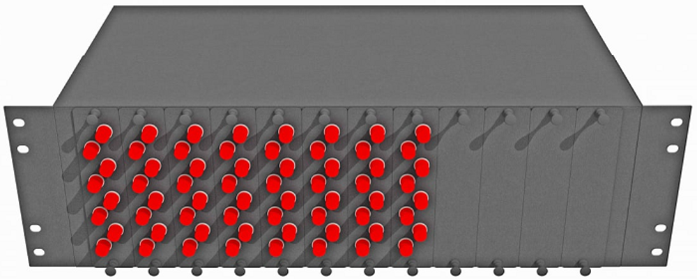 Кросс оптический стоечный  TopLAN КРС-Top-3U-64FC/U-OS2-BK