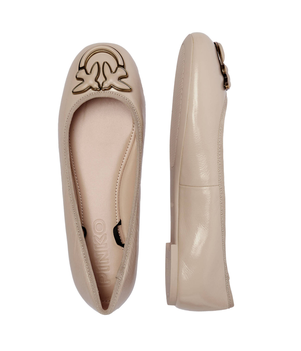 Кожаные балетки Pinko - бежевый(SD0111 P043)