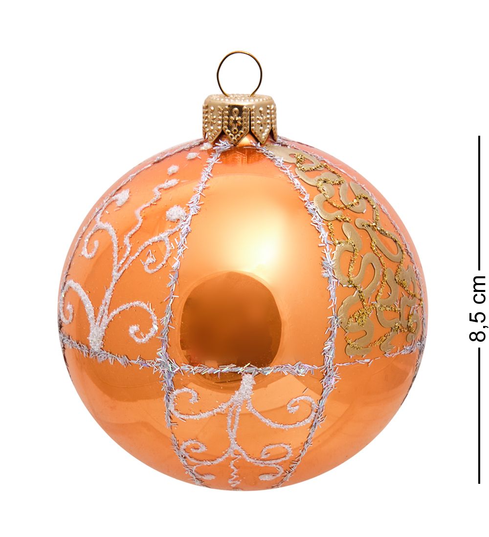 Элита НФШ-1213/1 Набор ел.украшений Шар 2шт «Паутинка» 80 мм