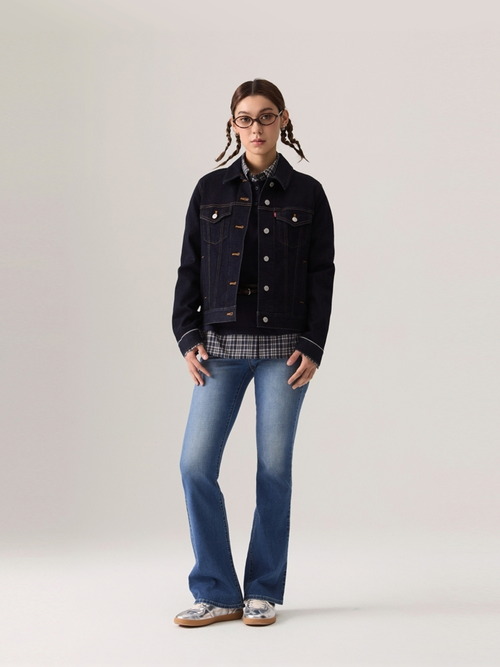 Женские джинсы клеш с завышенной талией Levi's 726 Flare A3410-0156