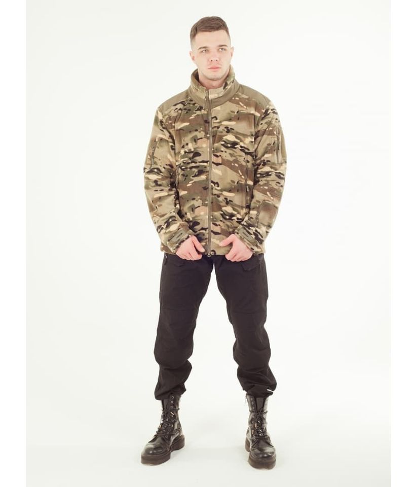 Кофта флисовая тактическая (мультикам)